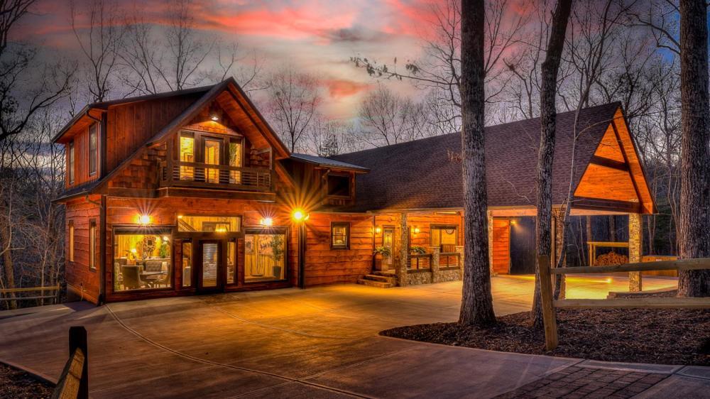 הוילה בלו רידג' Luxe Mountain Retreat מראה חיצוני תמונה