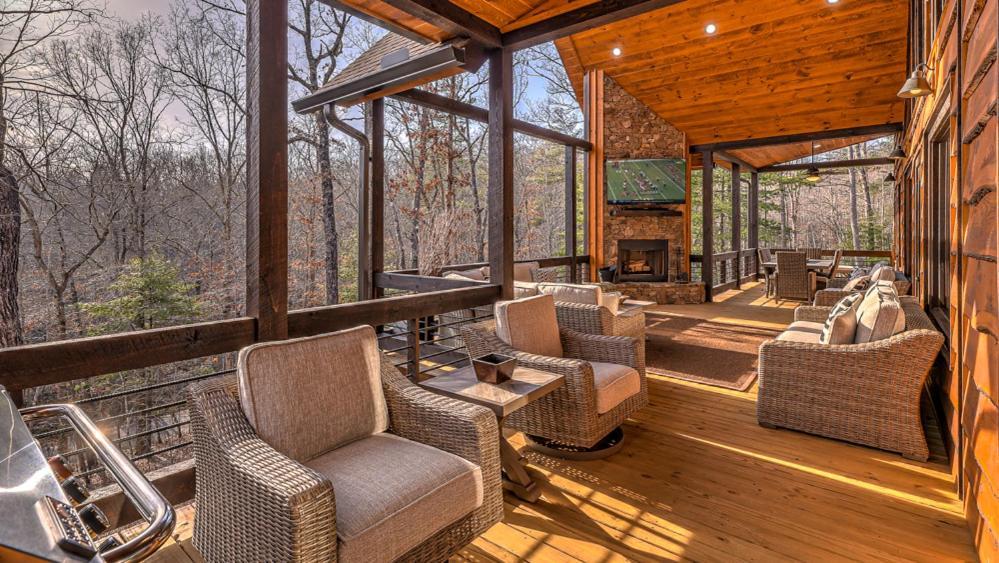 הוילה בלו רידג' Luxe Mountain Retreat מראה חיצוני תמונה