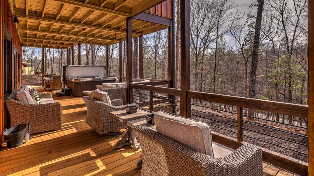 הוילה בלו רידג' Luxe Mountain Retreat מראה חיצוני תמונה