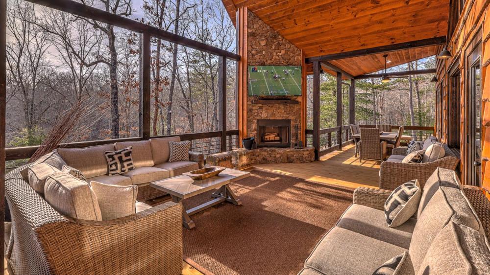 הוילה בלו רידג' Luxe Mountain Retreat מראה חיצוני תמונה